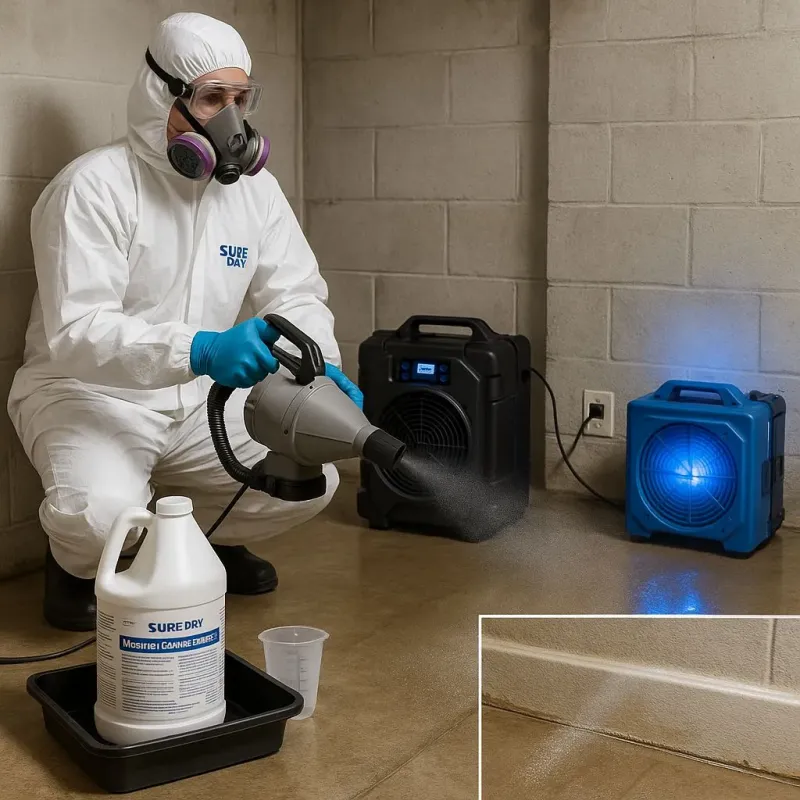 Sanitization and Odor Removal process in Allendale, NJ